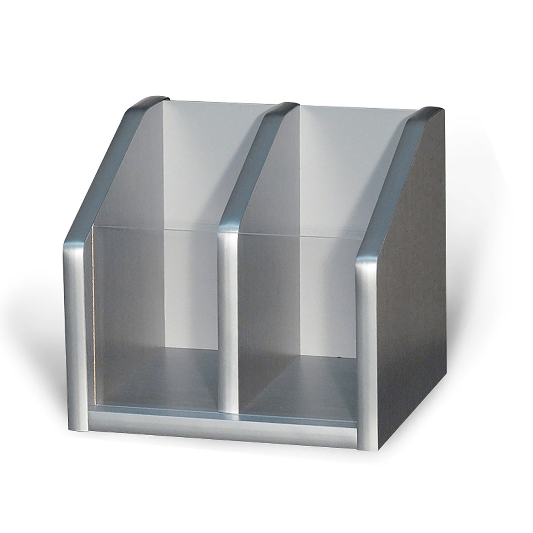 2 Pocket Countertop Brochure Rack - Laminated Wood – Allen Display