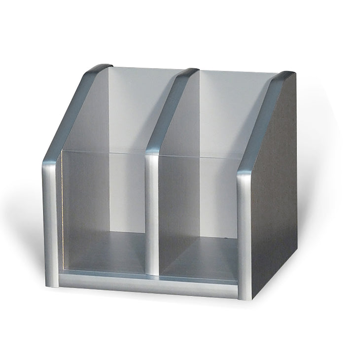 2 Pocket Countertop Brochure Rack - Laminated Wood