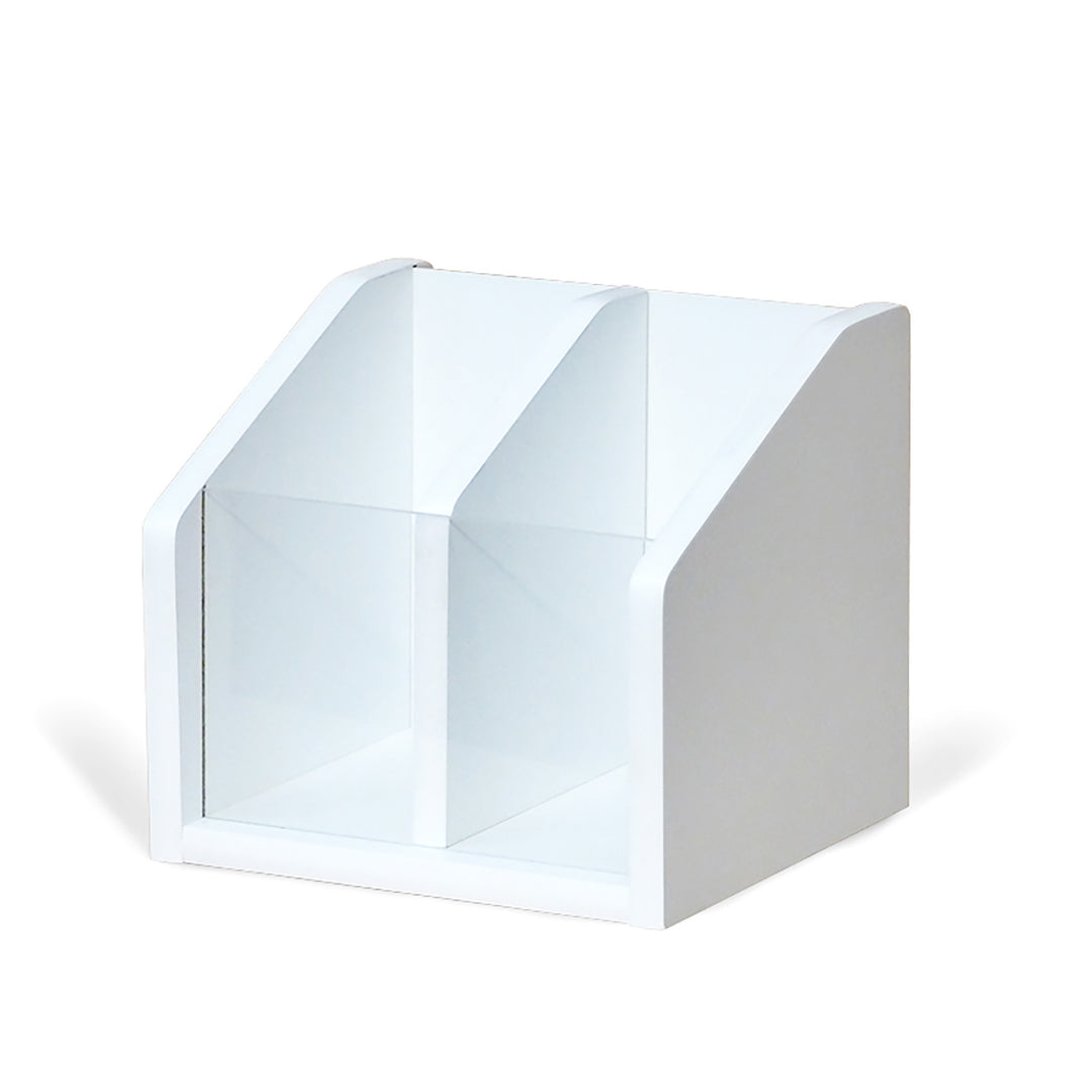 2 Pocket Countertop Brochure Rack - Laminated Wood