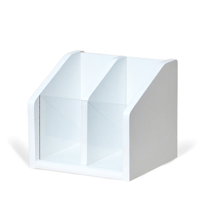 2 Pocket Countertop Brochure Rack - Laminated Wood