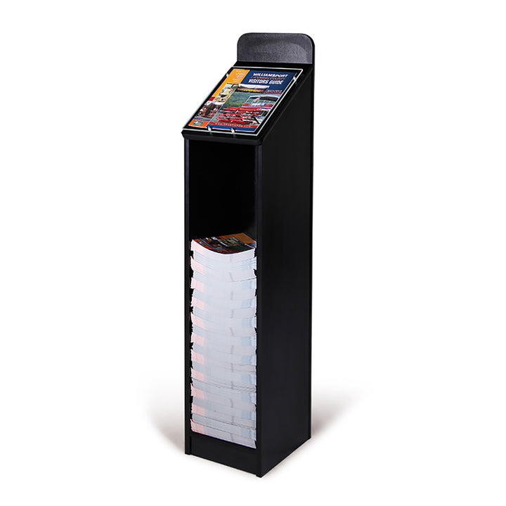 Single Wide Floor Standing Magazine Display