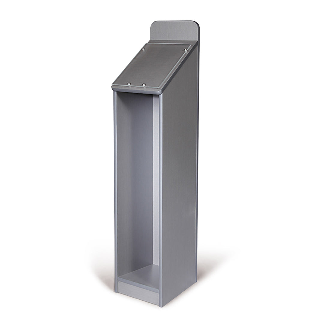 Single Wide Floor Standing Magazine Display