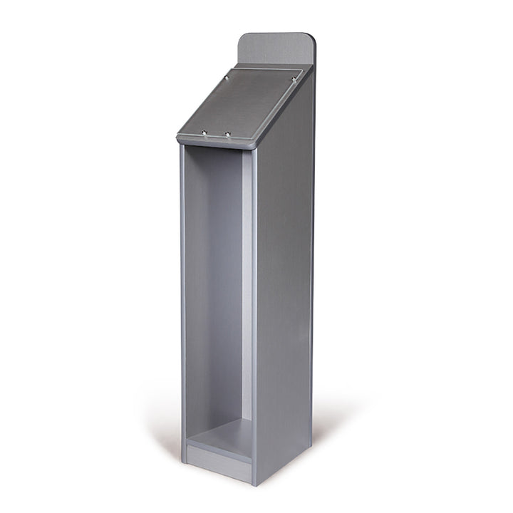 Single Wide Floor Standing Magazine Display