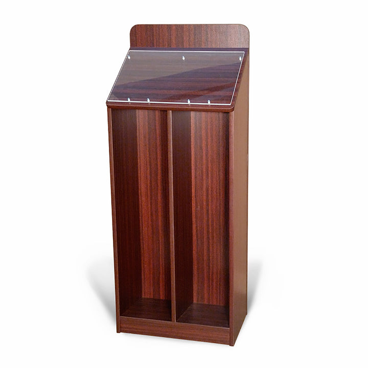 Double Wide Floor Standing Magazine Display