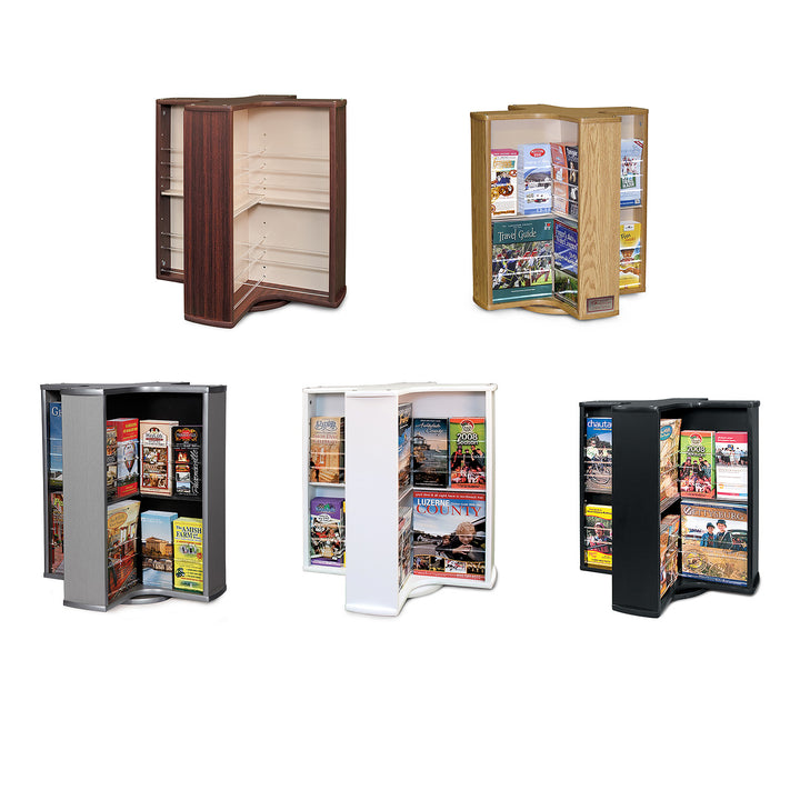 16 Pocket Rotating Countertop Literature Rack R16