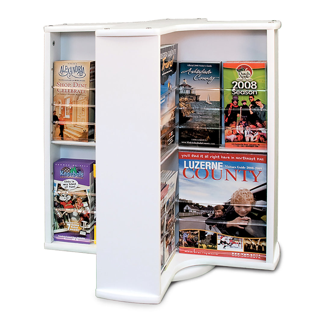 16 Pocket Rotating Countertop Literature Rack R16 – Allen Display