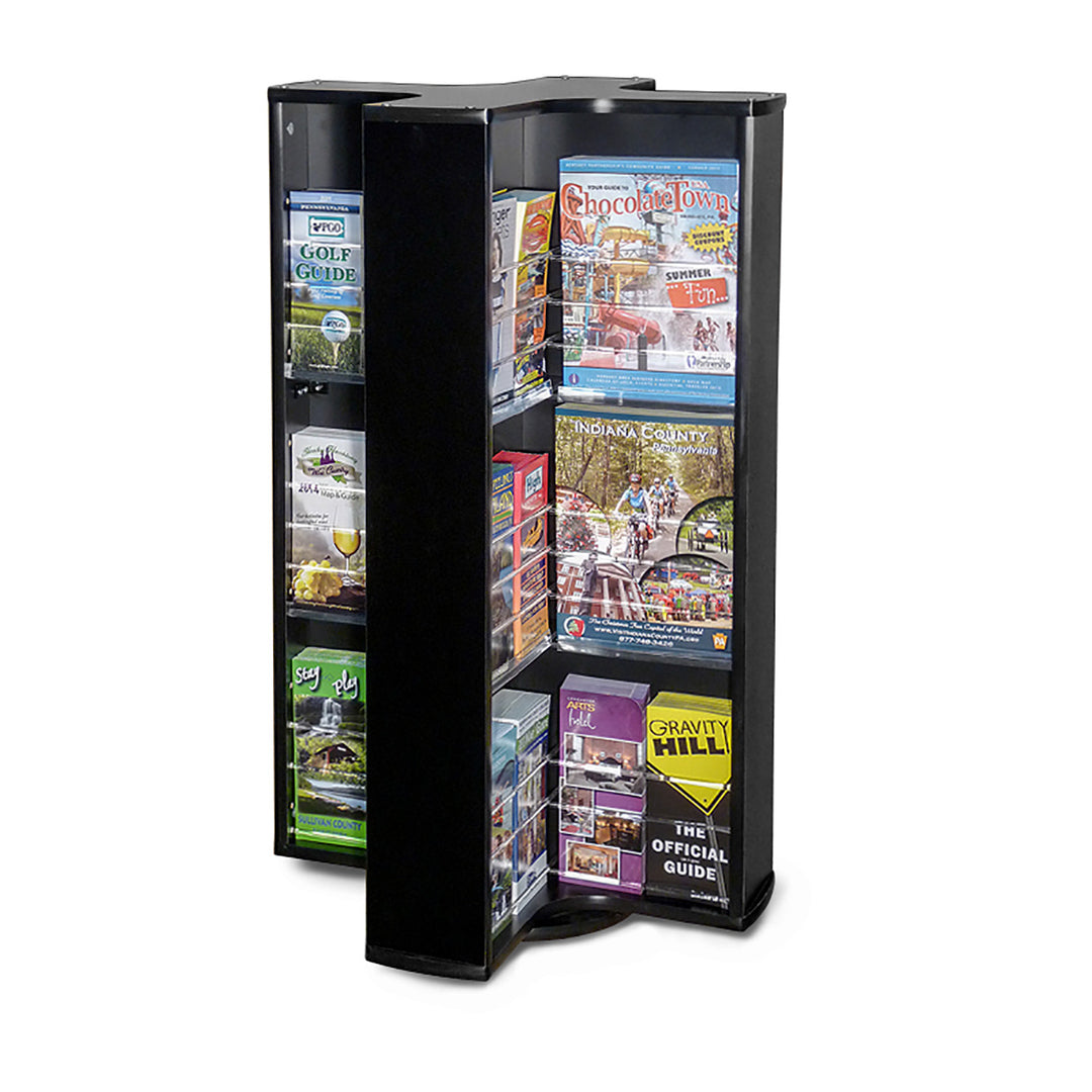 24 Pocket Rotating Countertop Literature Rack R24