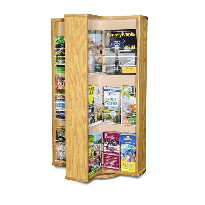 24 Pocket Rotating Countertop Literature Rack R24