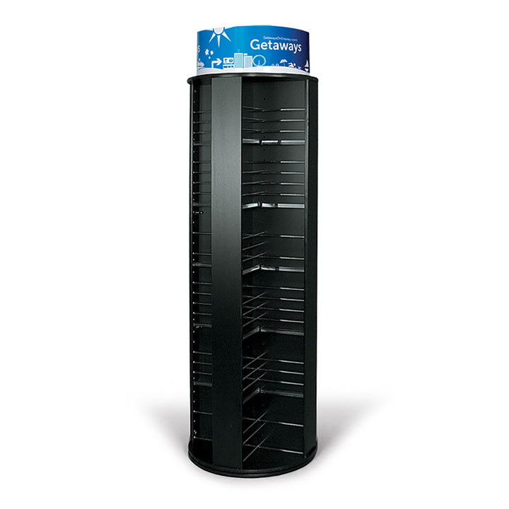 48 Pocket Rotating Floor Standing Literature Rack R48