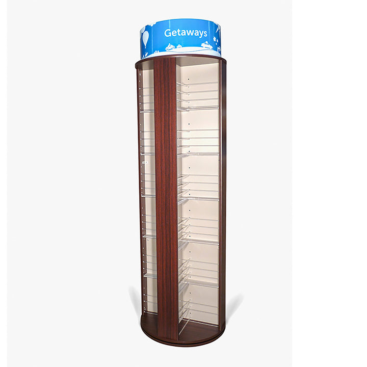 48 Pocket Rotating Floor Standing Literature Rack R48