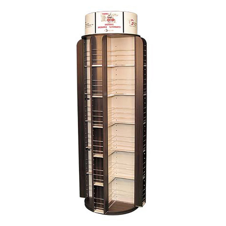 72 Pocket Rotating Floor Standing Literature Rack R72