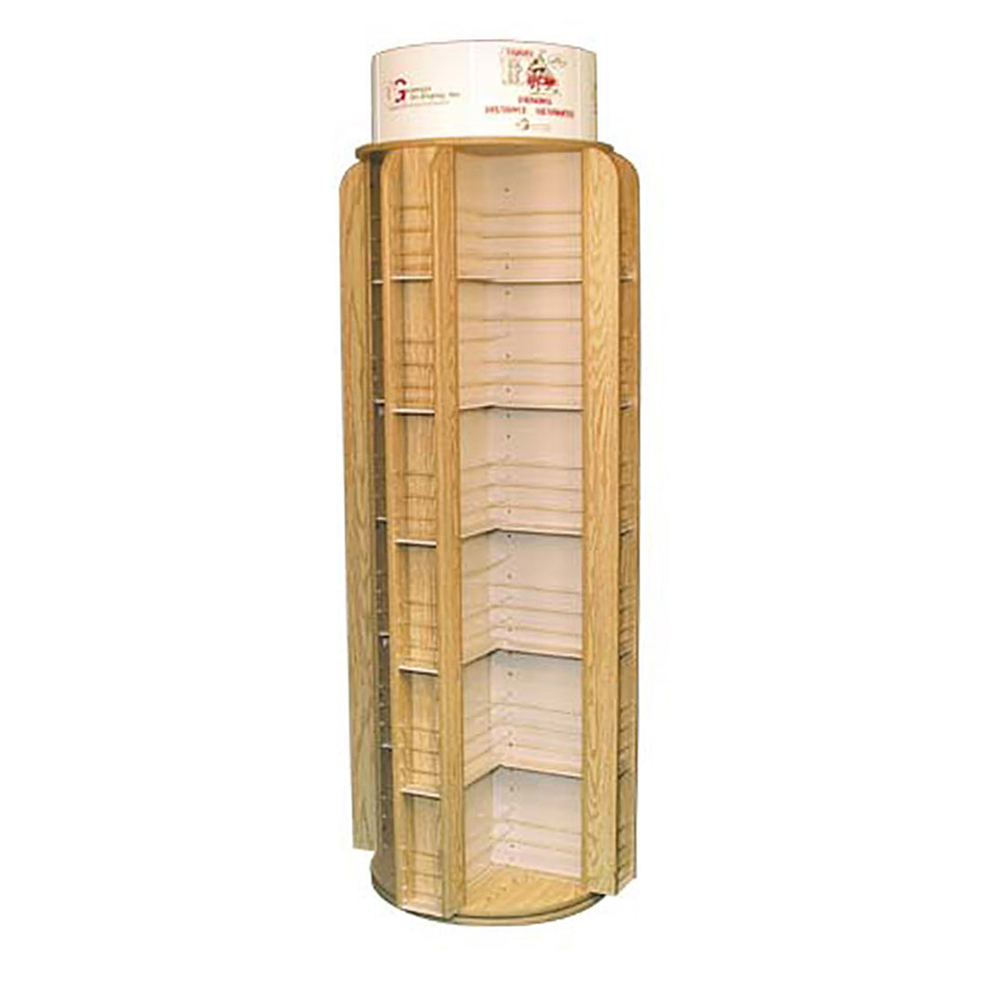 72 Pocket Rotating Floor Standing Literature Rack R72