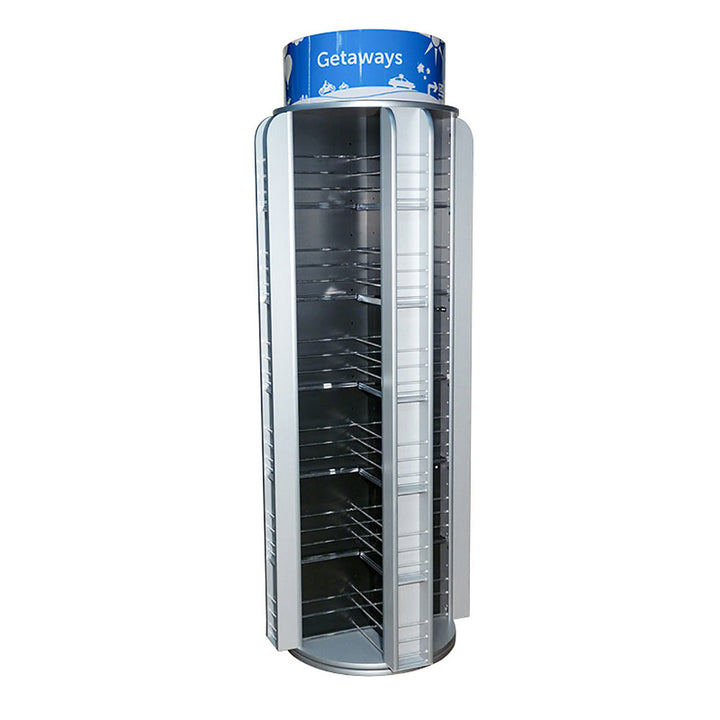 72 Pocket Rotating Floor Standing Literature Rack R72