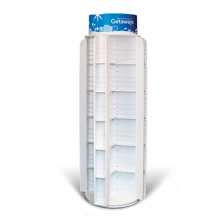 72 Pocket Rotating Floor Standing Literature Rack R72