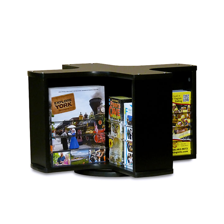 8 Pocket Rotating Countertop Literature Rack R8