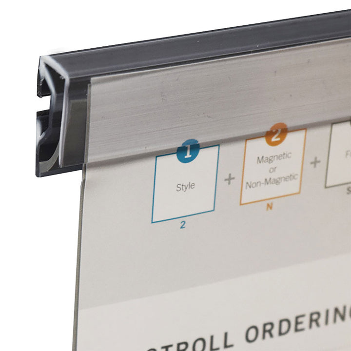 72" Long Hold-Up Display Rail - Box of 2