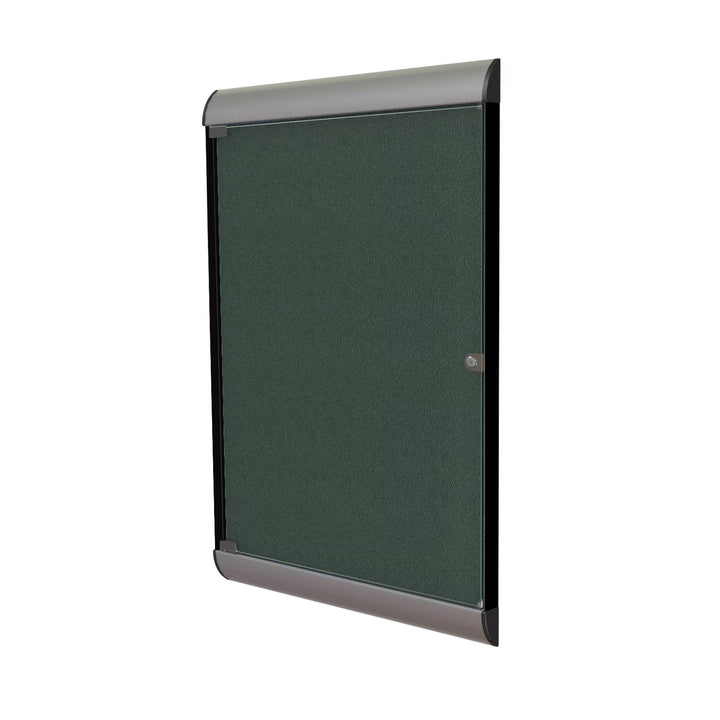Ghent Silhouette Enclosed Vinyl Bulletin Board 42"H x 28"