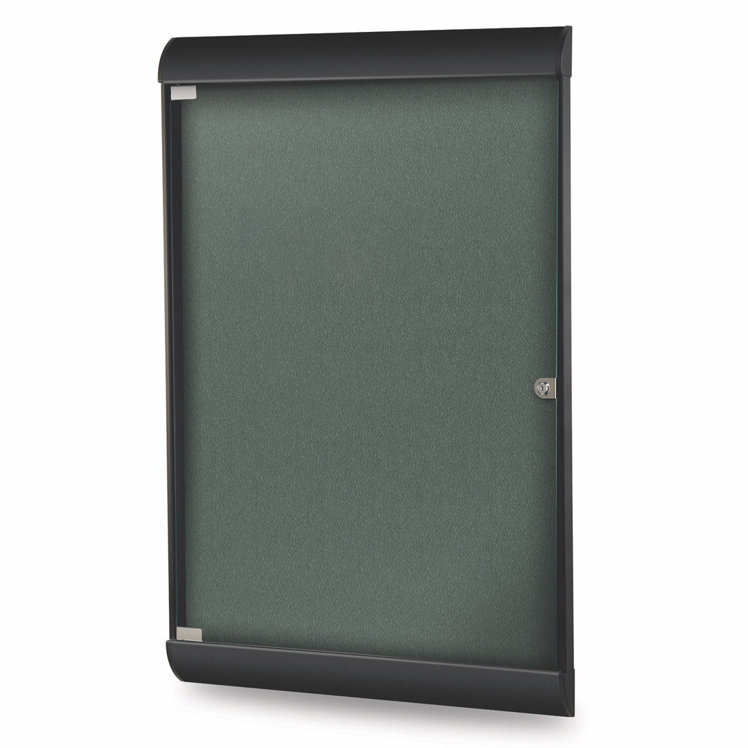 Ghent Silhouette Enclosed Vinyl Bulletin Board 42"H x 28"