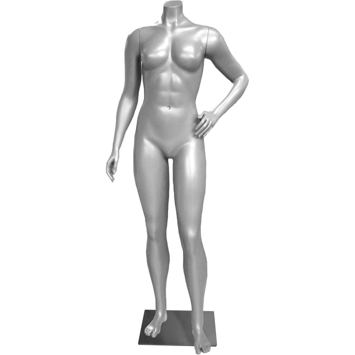 Female Headless Mannequin, Fit Series - Matte White 045