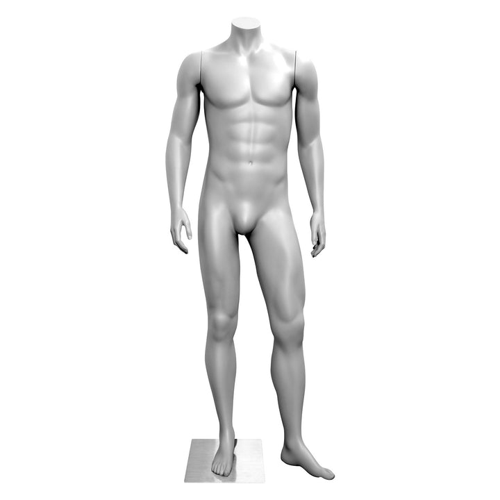 Male Headless Mannequin, Fit Series FIT3-M1 - Matte White