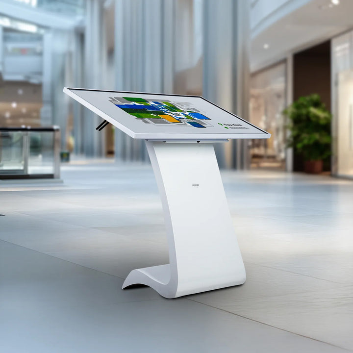 Horizontal PC Interactive Touch Screen Kiosk (4K) S-Design