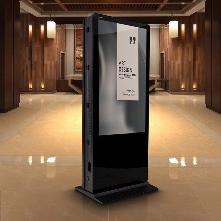 Double-Sided USB Media Player Kiosk - Vertical (4K)