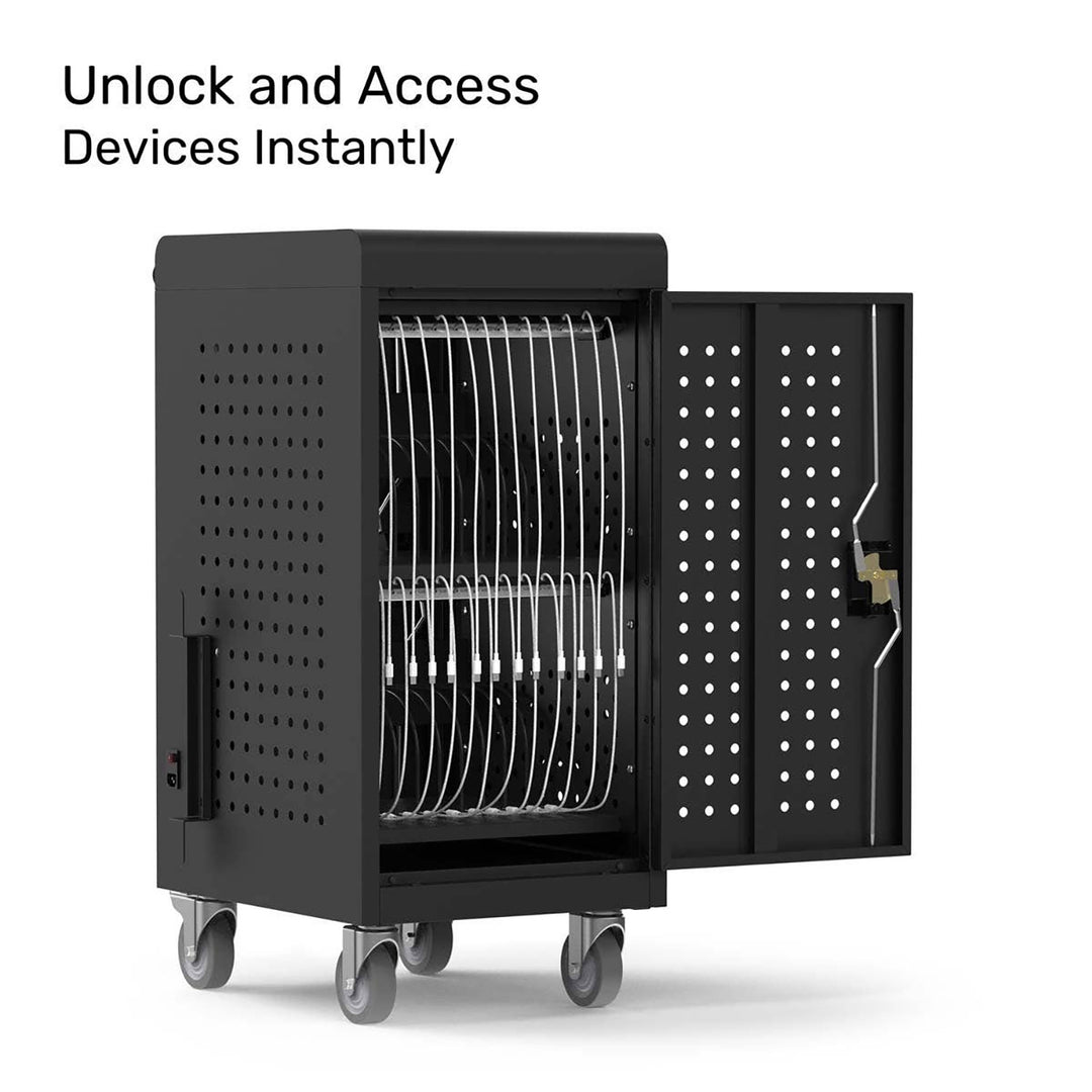 USB-C Secure Charging Cart