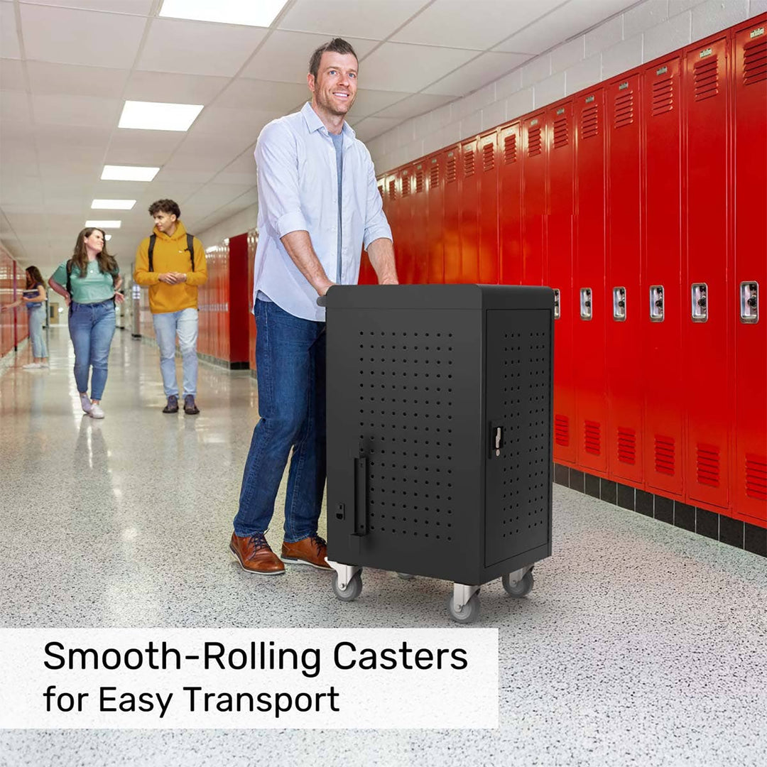 USB-C Secure Charging Cart