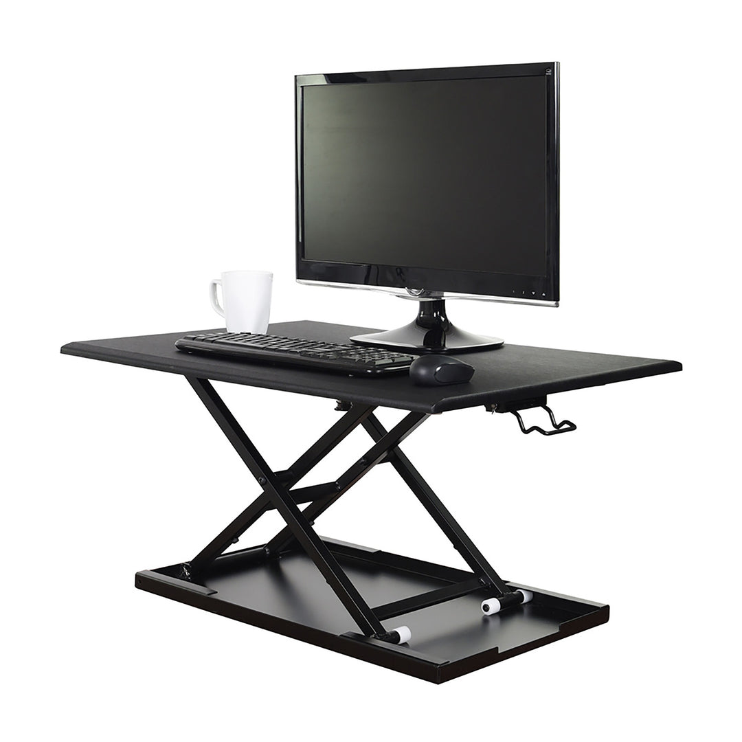 Two-Tier Pneumatic Standing Desk Converter