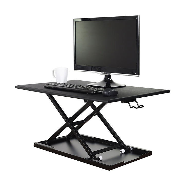 Two-Tier Pneumatic Standing Desk Converter