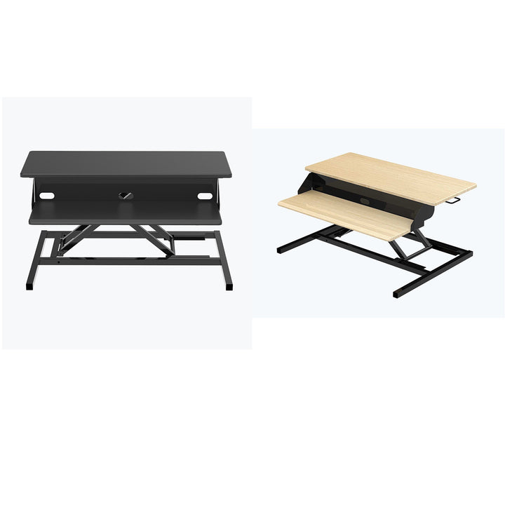 Two-Tier Pneumatic Standing Desk Converter