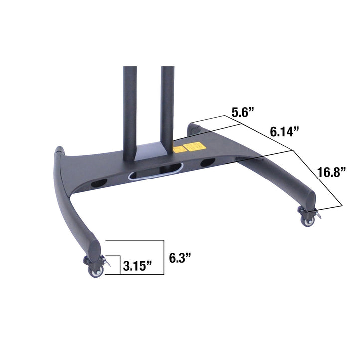 Adjustable-Height Large-Capacity LCD TV Stand