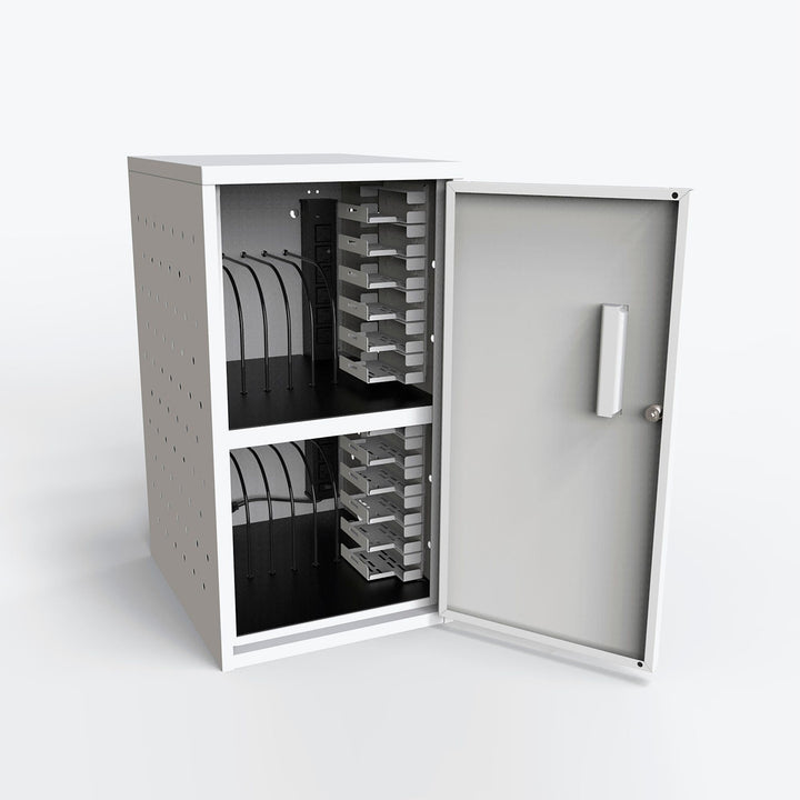 12-Tablet / Chromebook Vertical Wall / Desk Charging Box