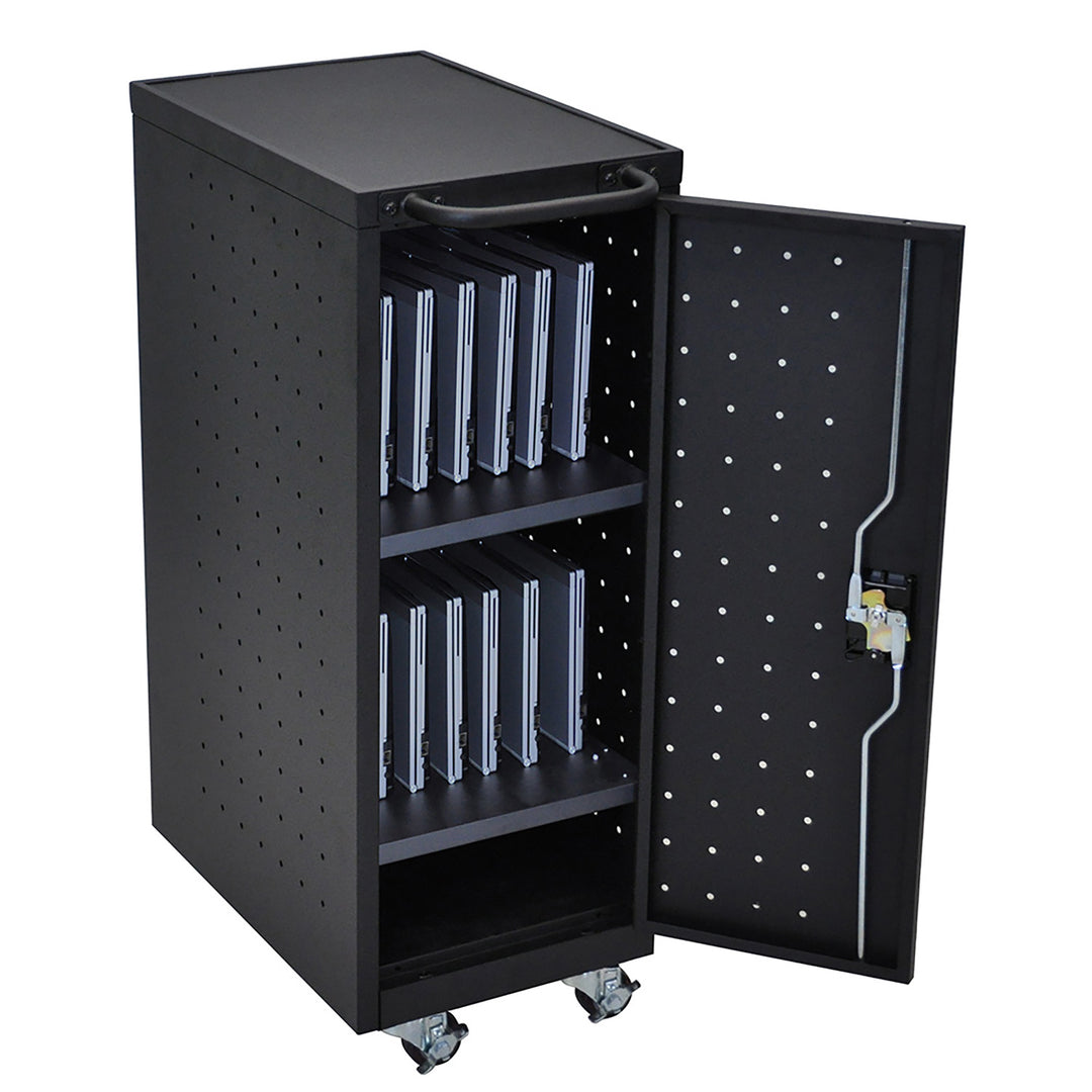 12 Laptop/Chromebook Compact Charging Cart