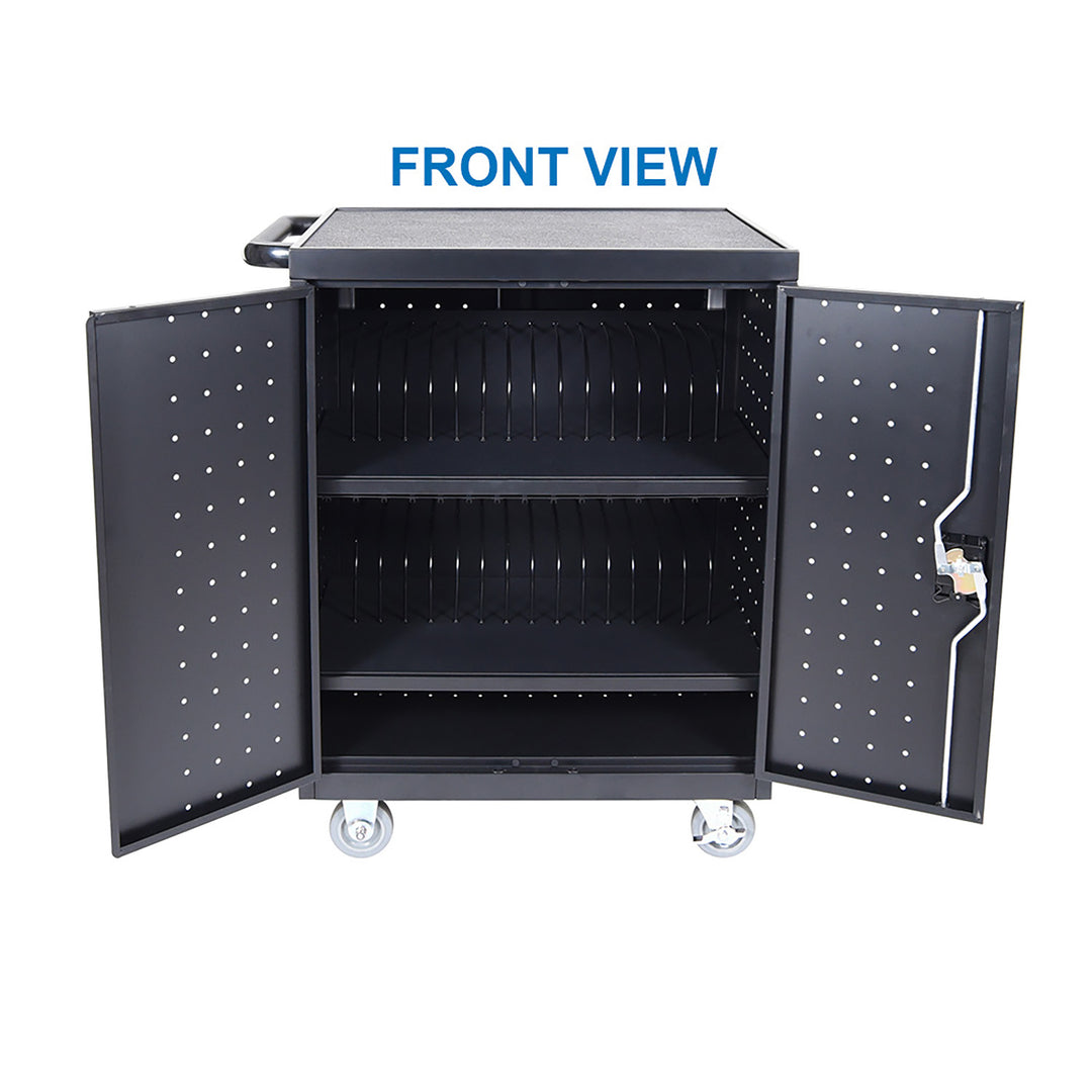32 Laptop/Chromebook Charging Cart with Timer & Lock