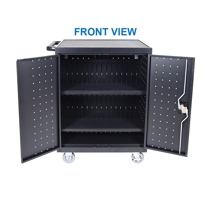 32 Laptop/Chromebook Charging Cart with Timer & Lock