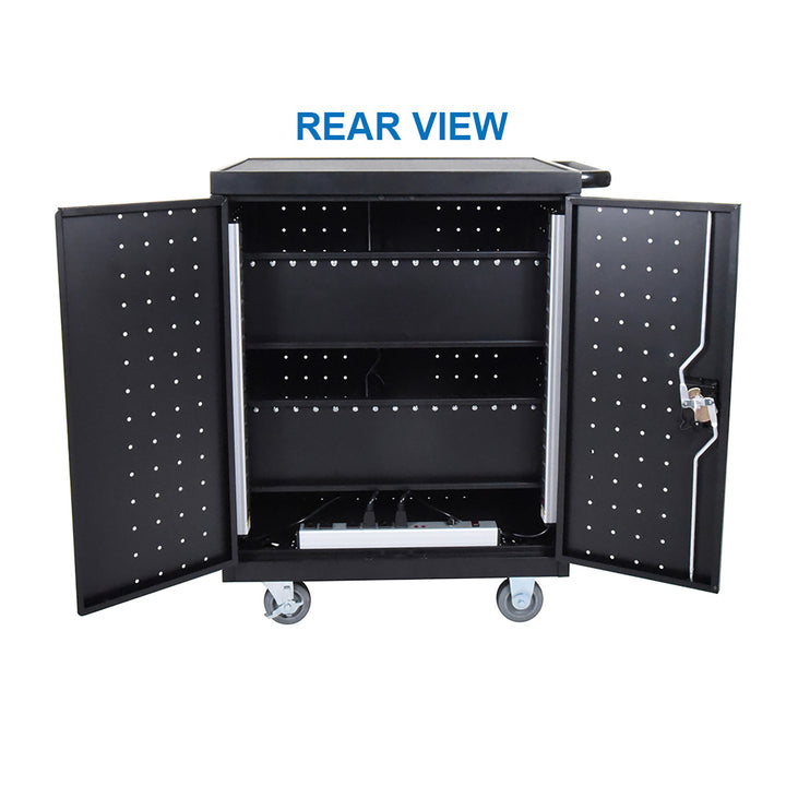 32 Laptop/Chromebook Charging Cart with Timer & Lock