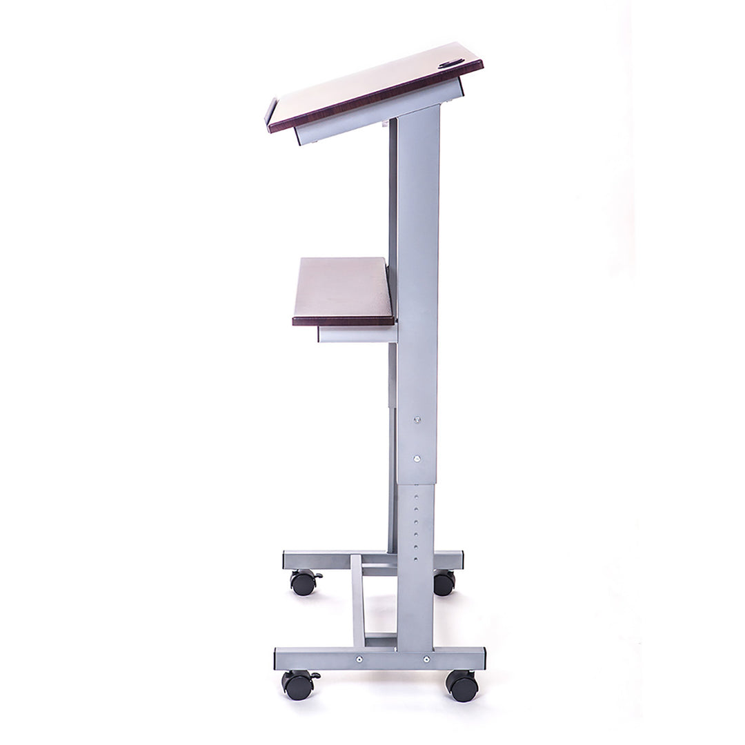 Wheeled Adjustable Height Podium