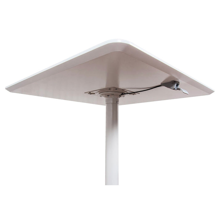 Pneumatic Height Adjustable Square Café Table