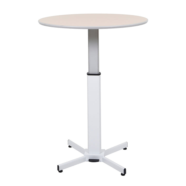 Pneumatic Adjustable Round Pedestal Table Lectern