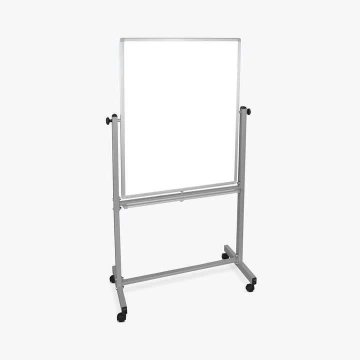 Mobile Reversible Aluminum Frame Magnetic Whiteboard Both Sides