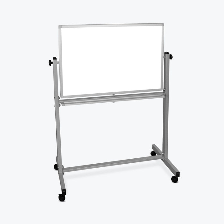 Mobile Reversible Aluminum Frame Magnetic Whiteboard Both Sides