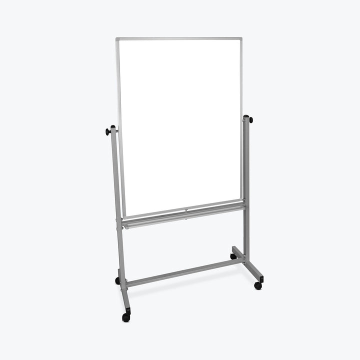 Mobile Reversible Aluminum Frame Magnetic Whiteboard Both Sides