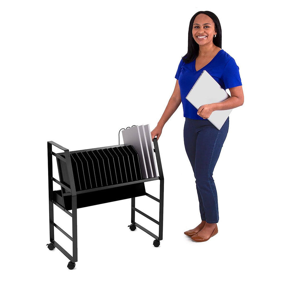 Line Leader Open Charging Cart