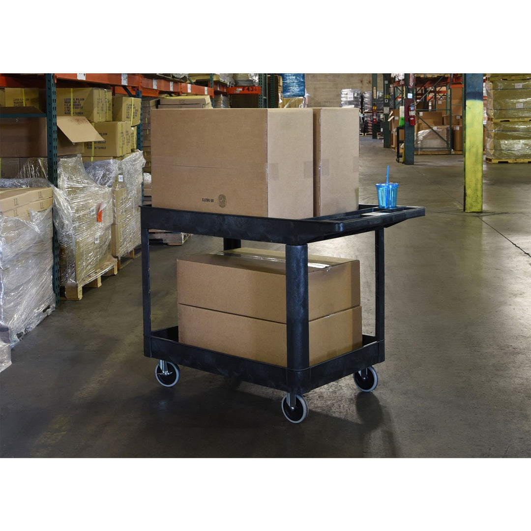 Two-Shelf Heavy-Duty Utility Cart