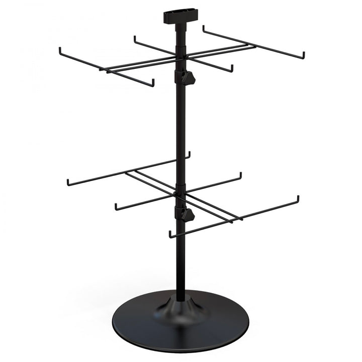 12-Hook Economical Countertop Display for Hanging Merchandise up to 7.25" Wide