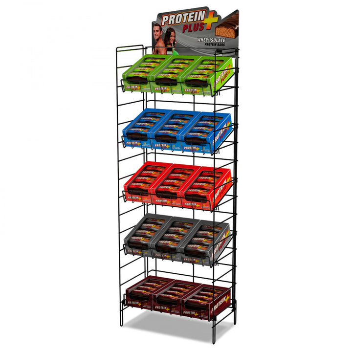 5 Shelf Fold-Up Floor Display 24" Wide