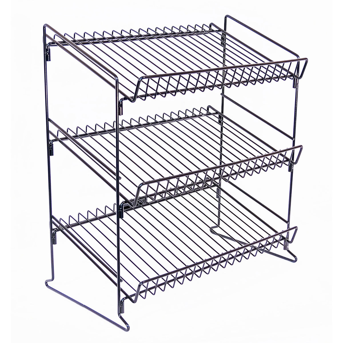 3 Shelf Wire Counter Display Rack – Allen Display
