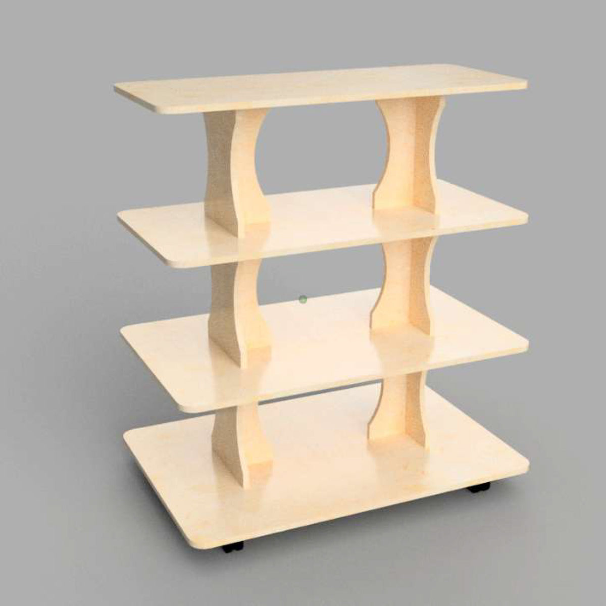 Four Level Wood Display Table – Allen Display
