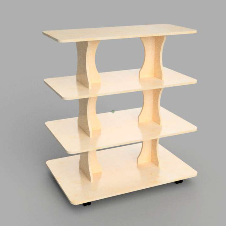 Four Level Wood Display Table